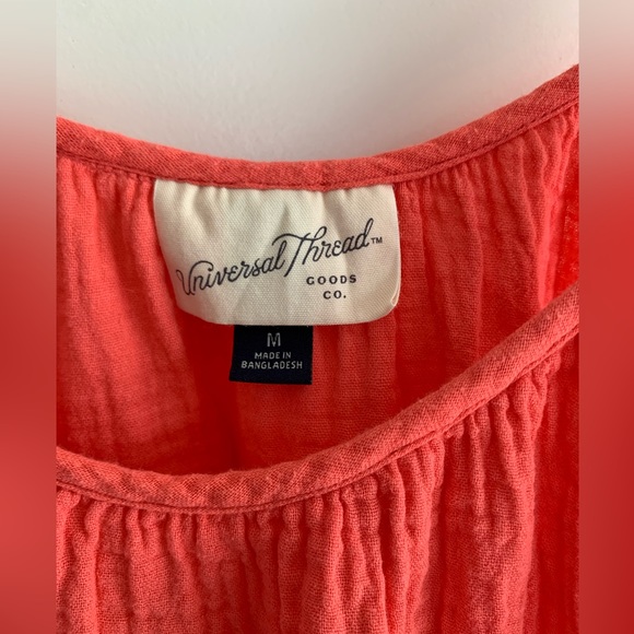 Women’s Universal Thread coral dress - Picture 2 of 4